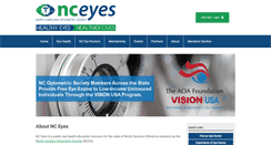 Desktop Screenshot of nceyes.org
